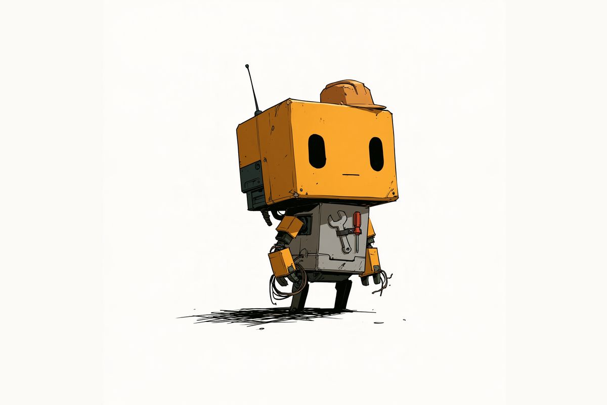 Placeholder illustration of a TinyRobot bot. [Replace with a photo of the space.]
